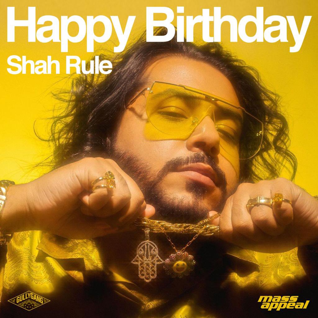 MassAppealIndia's tweet photo. Wishing our very #Khaas artist @iamshahrule a #happybirthday! 🎂🎉
Drop your favourite Shahrule song ⬇️
#ShahRule #ruleworldwide #HookedEP #massappealindia #gullygang #hiphop #rap #IndianRap https://t.co/TCB1v07lim