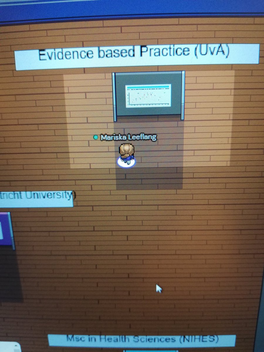 Mariska Leeflang (@leeflang_m) on Twitter photo Visiting colleagues during a conference. I really like this gathering feature!
<a href="/MasterEBP/">Master EBP, AMC-UvA</a> Visiting colleagues during a conference. I really like this gathering feature!
<a href="/MasterEBP/">Master EBP, AMC-UvA</a>