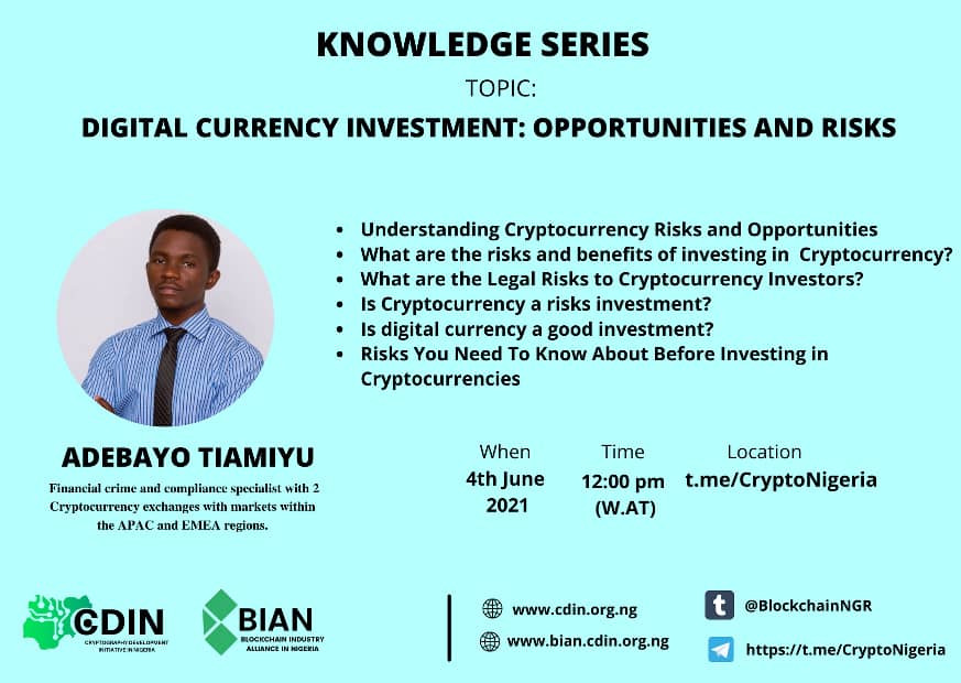 Cryptography Development Initiative in Nigeria tweet media