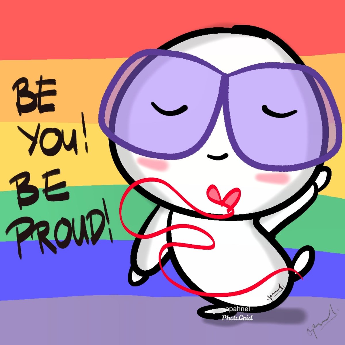 opahnel's tweet photo. Happy Pride Month.
Be Proud. Be You!
#PrideMonth #PRIDE #LGBT #loveislove #LoveWins #LifeStories #love https://t.co/VymIRJ8M9B