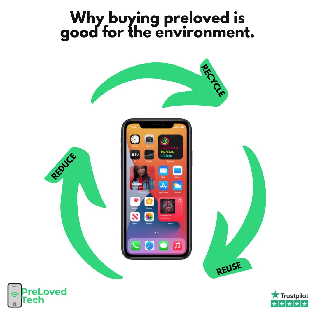 preloved_tech's tweet image. When considering your next purchase, why not looks at buying renewed devices and make an eco-friendly purchase.

Not only can we supply the highest quality used tech, but the latest models too. Used doesn’t always mean old!

#buypreloved #useddevices #preownedtech #phonerecycling