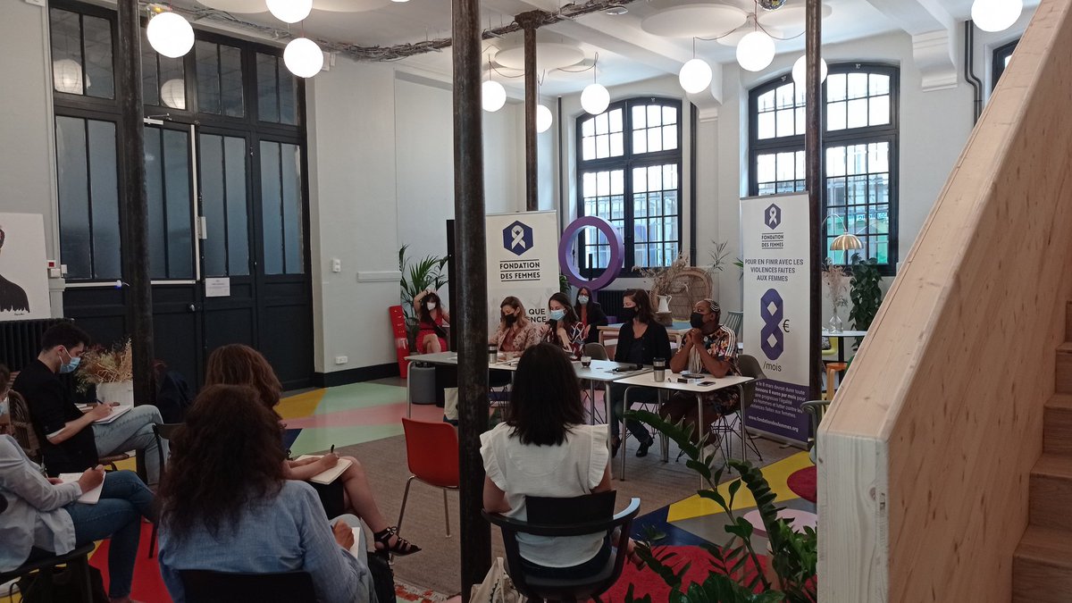 Fondationfemmes's tweet photo. Aujourd'hui la Fondation des Femmes est en conférence de presse à l'occasion de son anniversaire ! 5 ans après sa création, la Fondation analyse son impact sur la lutte contre les violences faites aux femmes et l'égalité femmes-hommes en France https://t.co/hWR94mmn5t