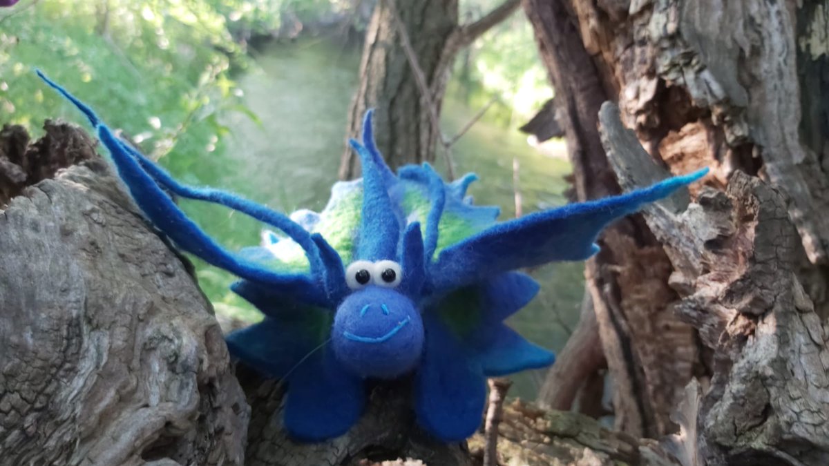 #drachenschnecke #filz #feentor