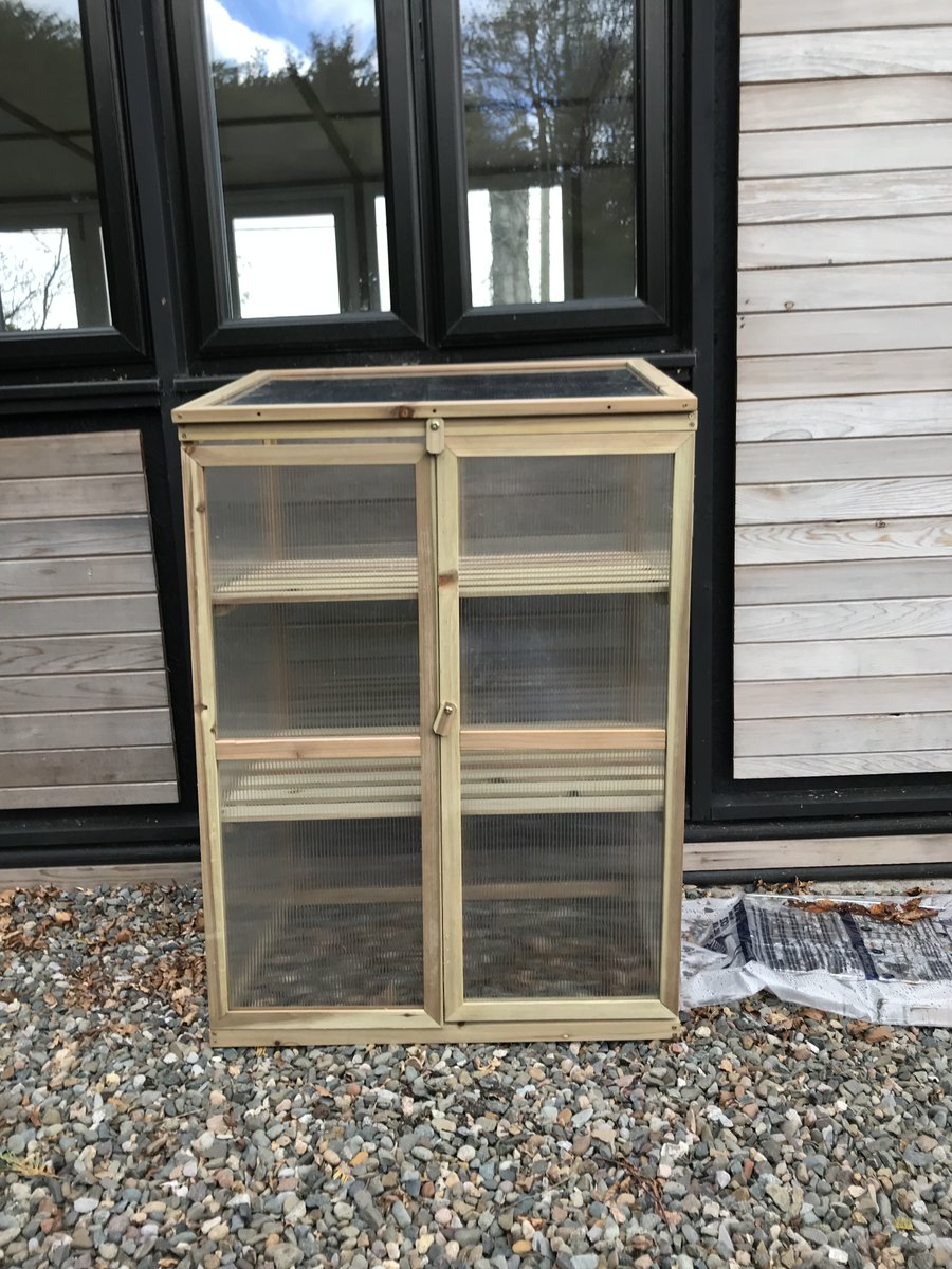 Kevin_Smith_UK's tweet photo. I was quite proud of assembling this until someone pointed out it's wonky, the doors don't fit properly and it appears to be half the size I thought it would be.  The joys of Amazon. https://t.co/UUZhXtMVmi