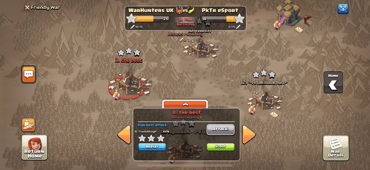 jackadunga's tweet image. We’ve got to the @GlobalClashCup Shingle final! The question is will I add to my cabinet containing a dusty @champwarleague Season 3 Not in Playoffs victory with @CruncHTimE_COC?