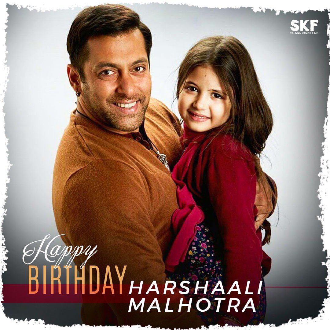 Sending lots of good wishes our dear Munni, #HarshaaliMalhotra on her birthday!

@Harshaali032008