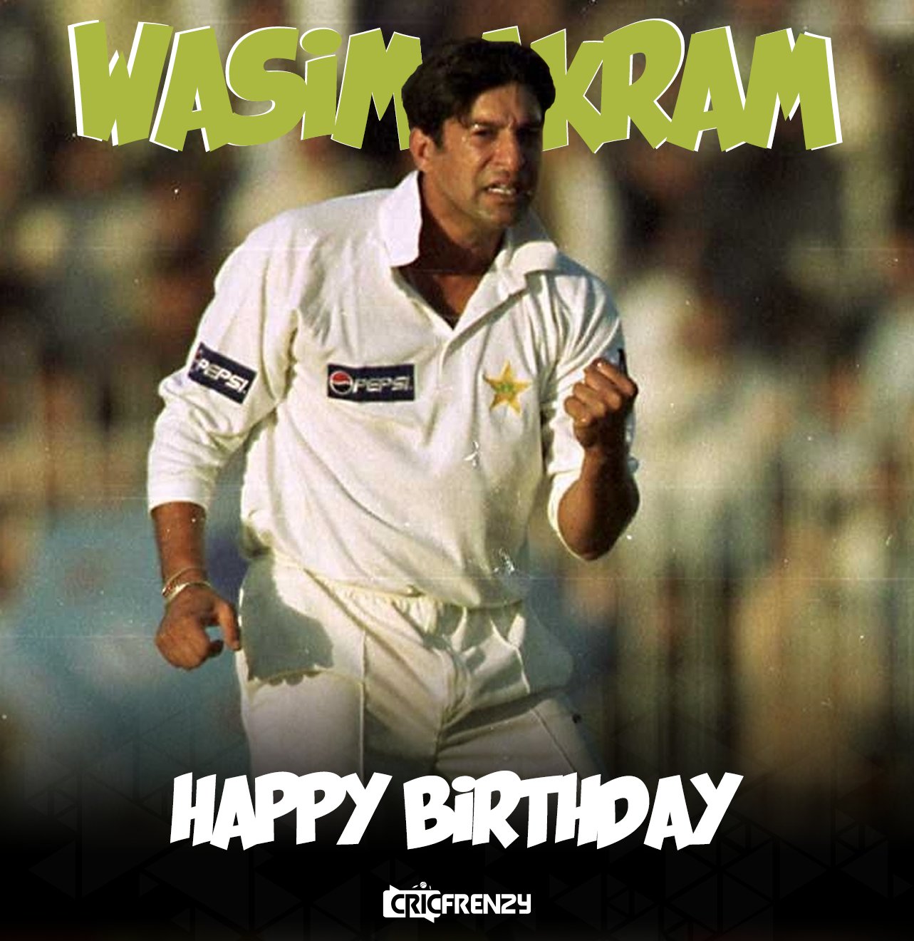 1992 World Cup winner Happy birthday a \"Sultan of Swing\" Wasim Akram    