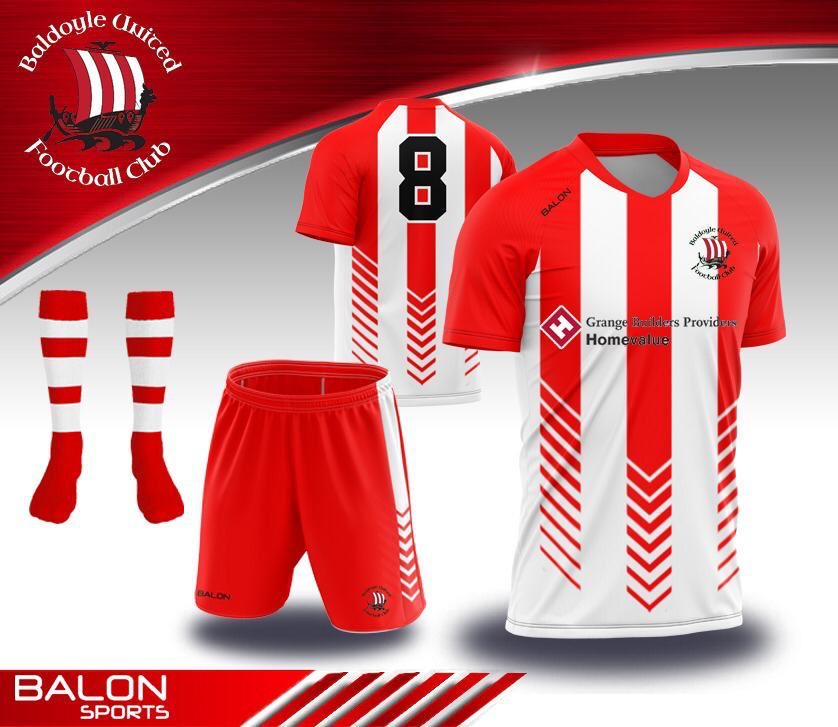New Away Kit for the new season. Massive thanks to ⁦<a href="/Cozey11/">Daniel Cosgrave</a>⁩ ⁦<a href="/GrangeBuilders/">Grange Homevalue</a>⁩ as always with the sponsorship and ⁦<a href="/BalonSports/">Balon Sportswear</a>⁩ for the design. ⁦<a href="/BaldoyleUtd/">Baldoyle United FC</a>⁩ ⁦@BaldoyleSeniors⁩