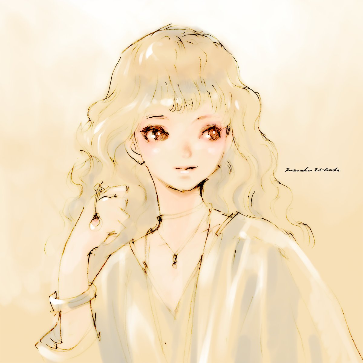 「」|内田美奈子のイラスト