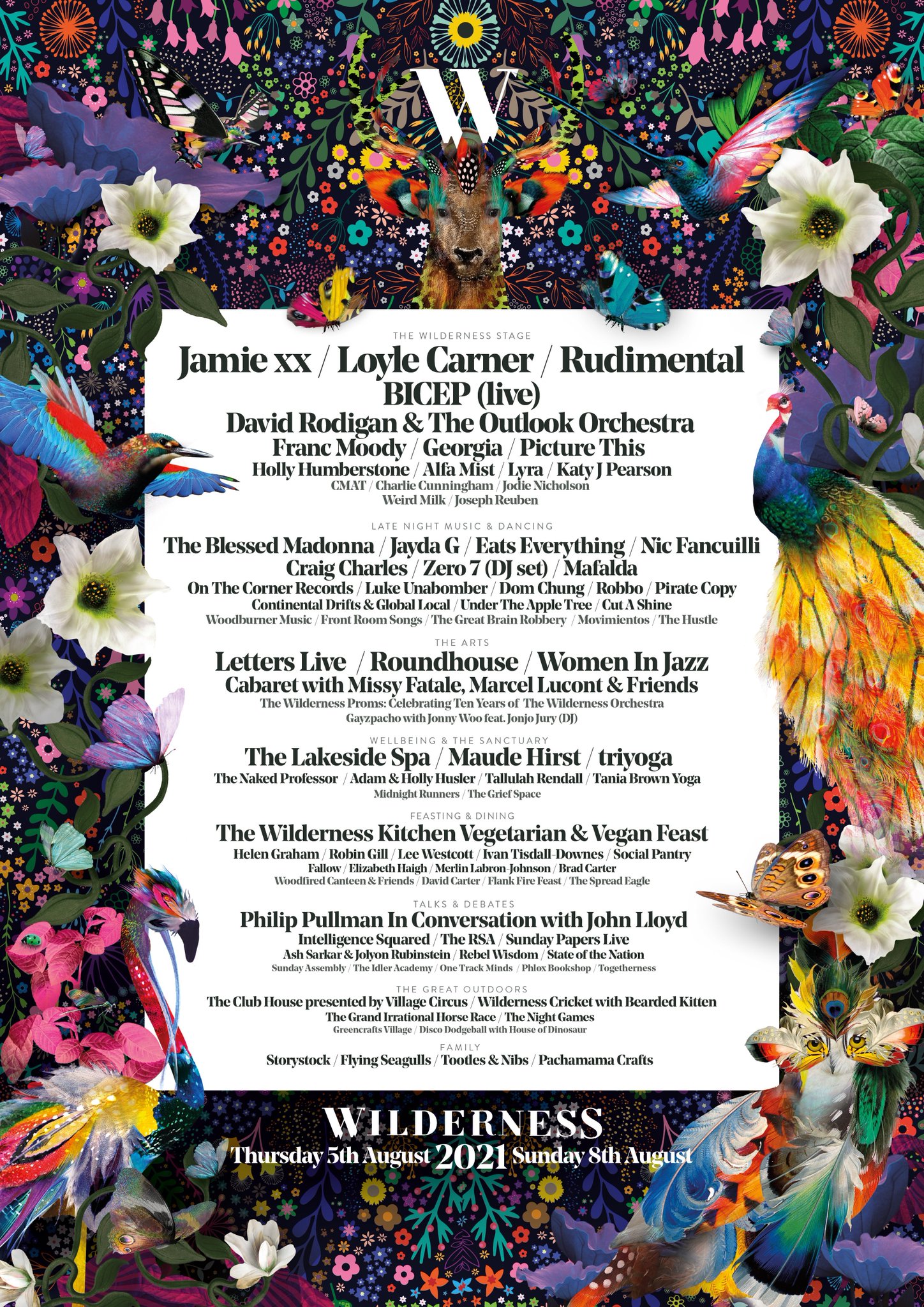 Wilderness Festival on Twitter "Your Wilderness 2021 line up is here. Join jamie___xx