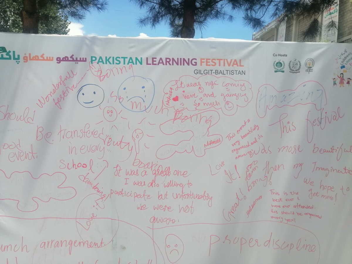 plf_pk's tweet image. #TeachersLearningFestival

Heart warming comments by students and teachers about #PLFGilgit. So delighted to bring this learning festival for the first time in Gilgit

Dates: 1-3 June, 2021
Timing: 9am-4:30pm
Venue: Fatima Jinnah Govt Degree College for Women, Gilgit