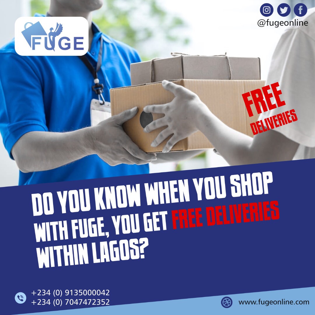 fugeonline's tweet photo. It's a brand new day to shop with Fuge online and worry less about delivery.
.
So, shop with Fuge Online now, and let cover the delivery fees.
.
You can check out our website @www.fugeonline.com
.
.
#shopwithfuge
#shopping
#thursdayshopping
#deliverynationwide https://t.co/qD1SWddCar