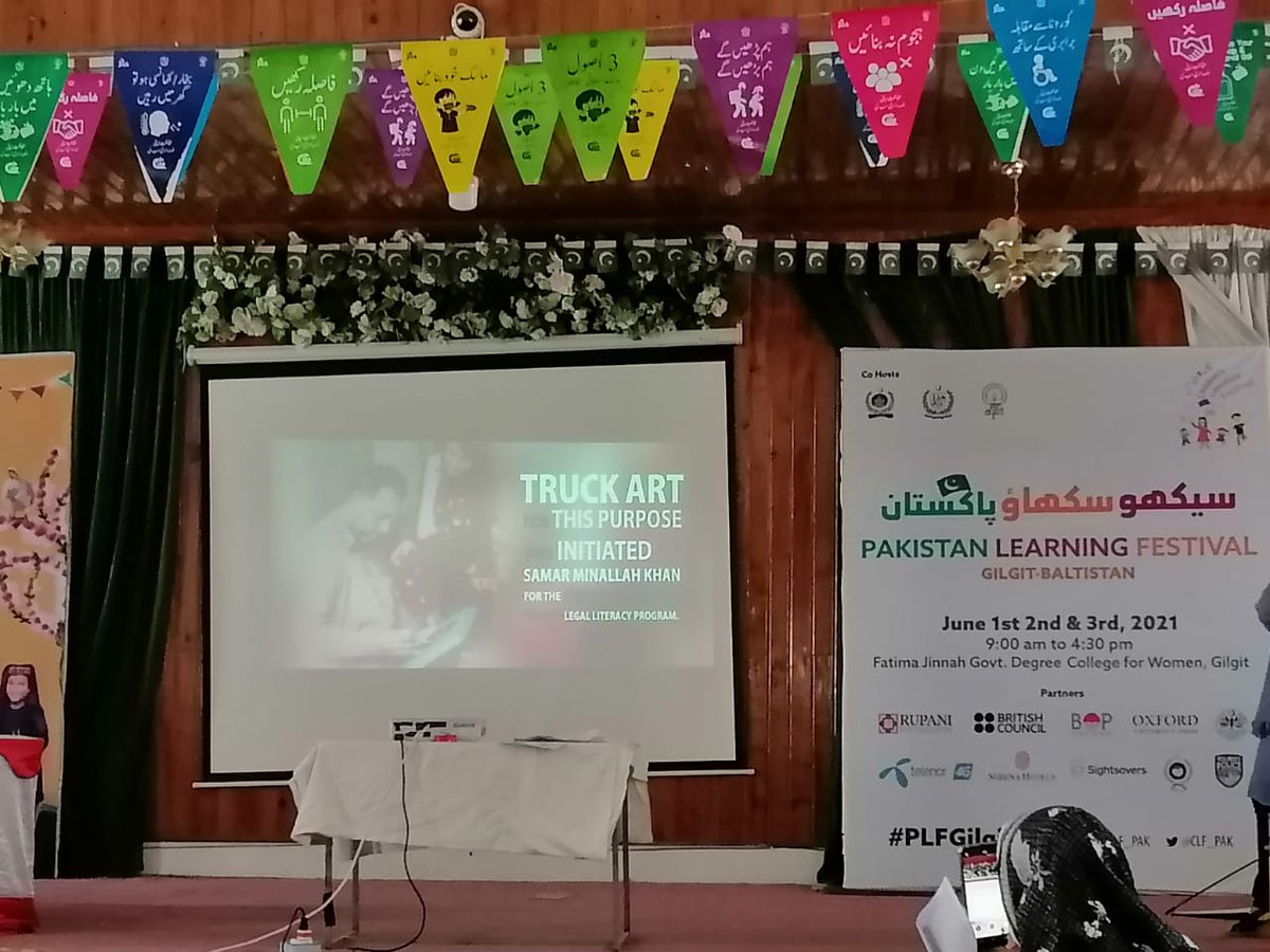 plf_pk's tweet image. #TeachersLearningFestival
Use of films for Child Rights &amp;amp; Gender Empowerment by @SamarMinallahKh 

#PLFGilgit

facebook.com/clfpk/videos/1…

#CLF #CLFPakistan