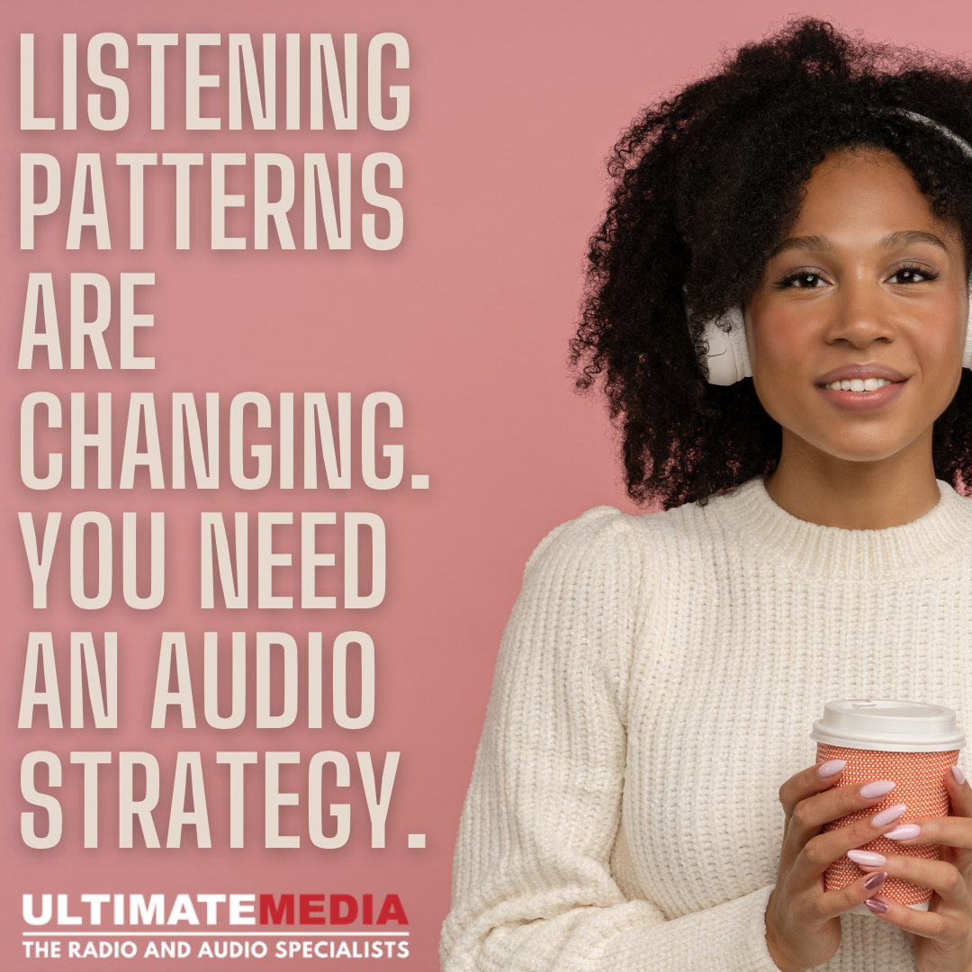 UltimateMediaZA's tweet image. There has been a listening evolution! Radio Stations and Clients need to embrace that listening patterns are changing and adapt. You need to reach customers on ALL audio platforms. You need an Audio Strategy.