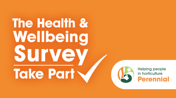 Can you spare 10 mins? <a href="/PerennialGRBS/">Perennial</a>, the charity who support people in #horticulture, have launched a Health &amp; Wellbeing Survey to learn more about the wellbeing of people working across the industry. Click here to take part 👉 perennial.org.uk/survey
