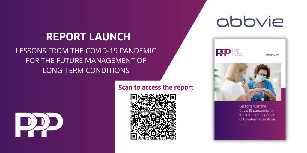 We are delighted to announce the launch of our newest report 'Lessons from Covid-19 pandemic for the future management of long-term conditions' 

You can download the full report for FREE here: publicpolicyprojects.com/publications/l…