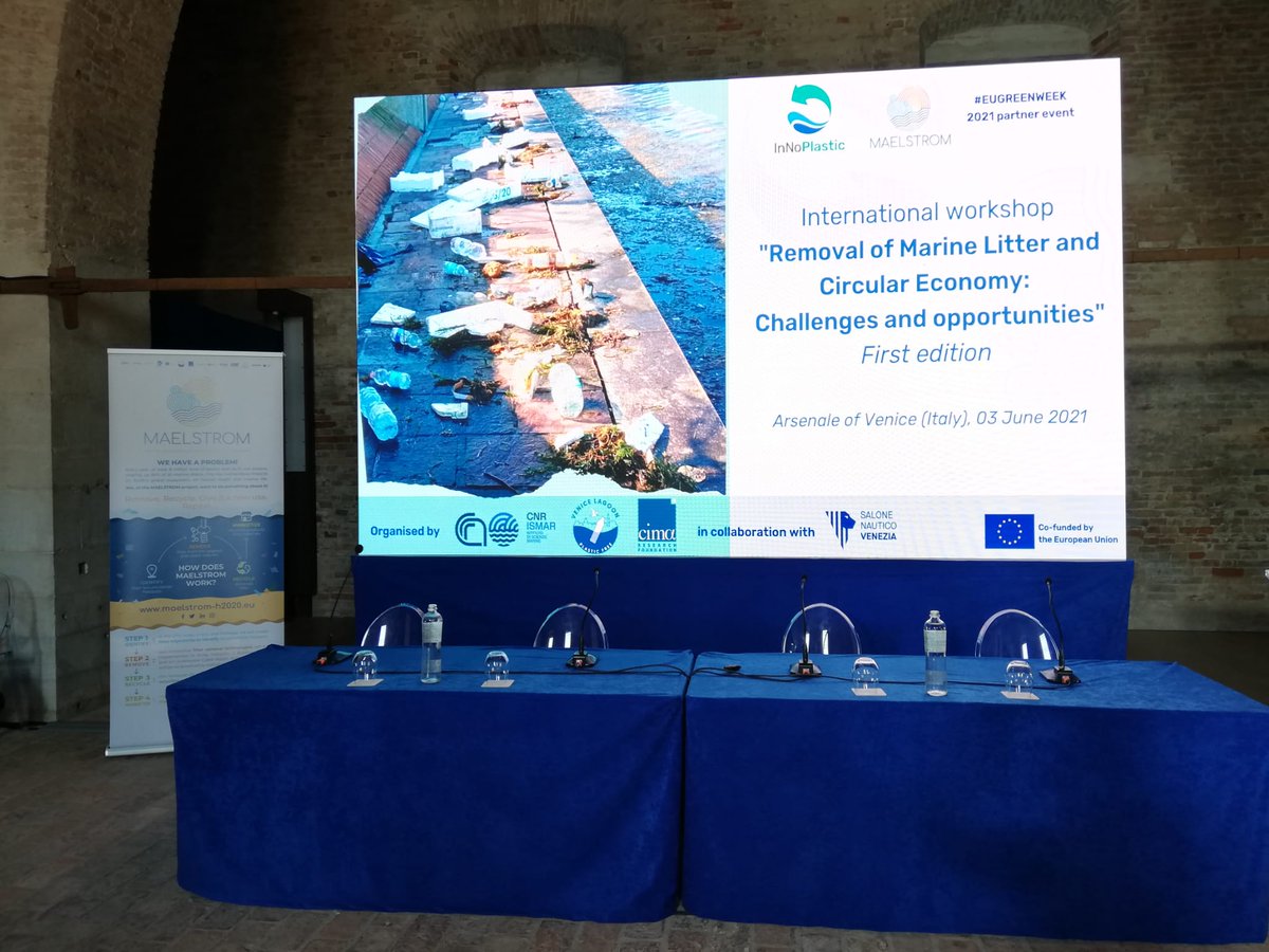 H2020Maelstrom's tweet image. Ready - very ready to go!! Our international workshop  Removal of #MarineLitter and #CircularEconomy: Challenges and Opportunities is starting right now!