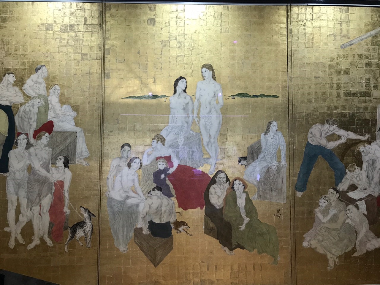 藤田嗣治、【Le Salon a Montparnasse】