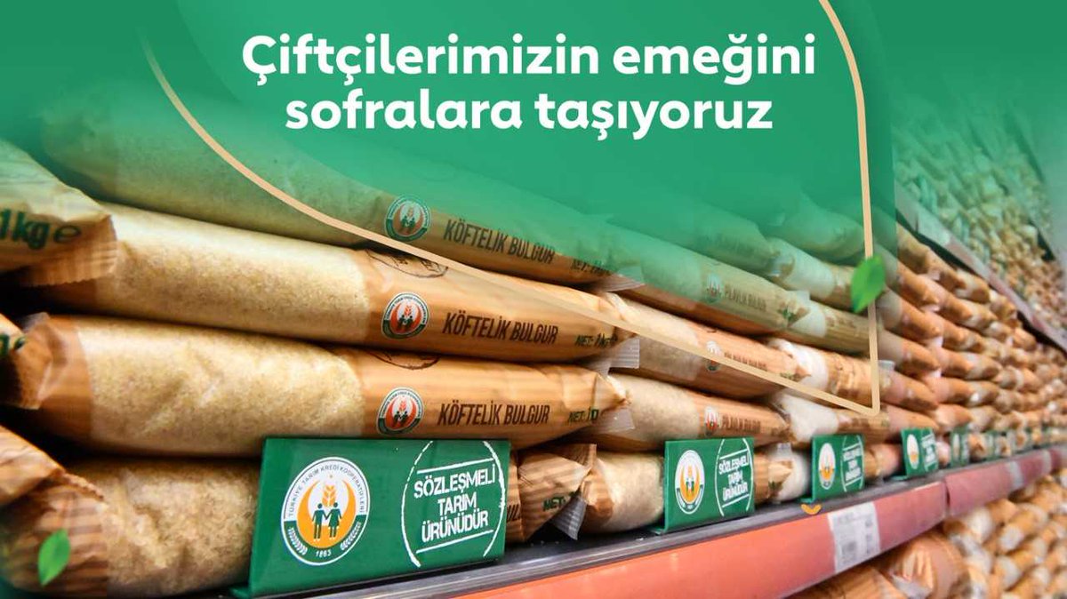Milletimizin güvenilir ve sağlıklı gıdaya ulaşabilmesi için çiftçimizin emeğini sofralara taşıyor, Anadolu lezzetlerini vatandaşlarımızla buluşturuyoruz.
#TarımKrediYanında