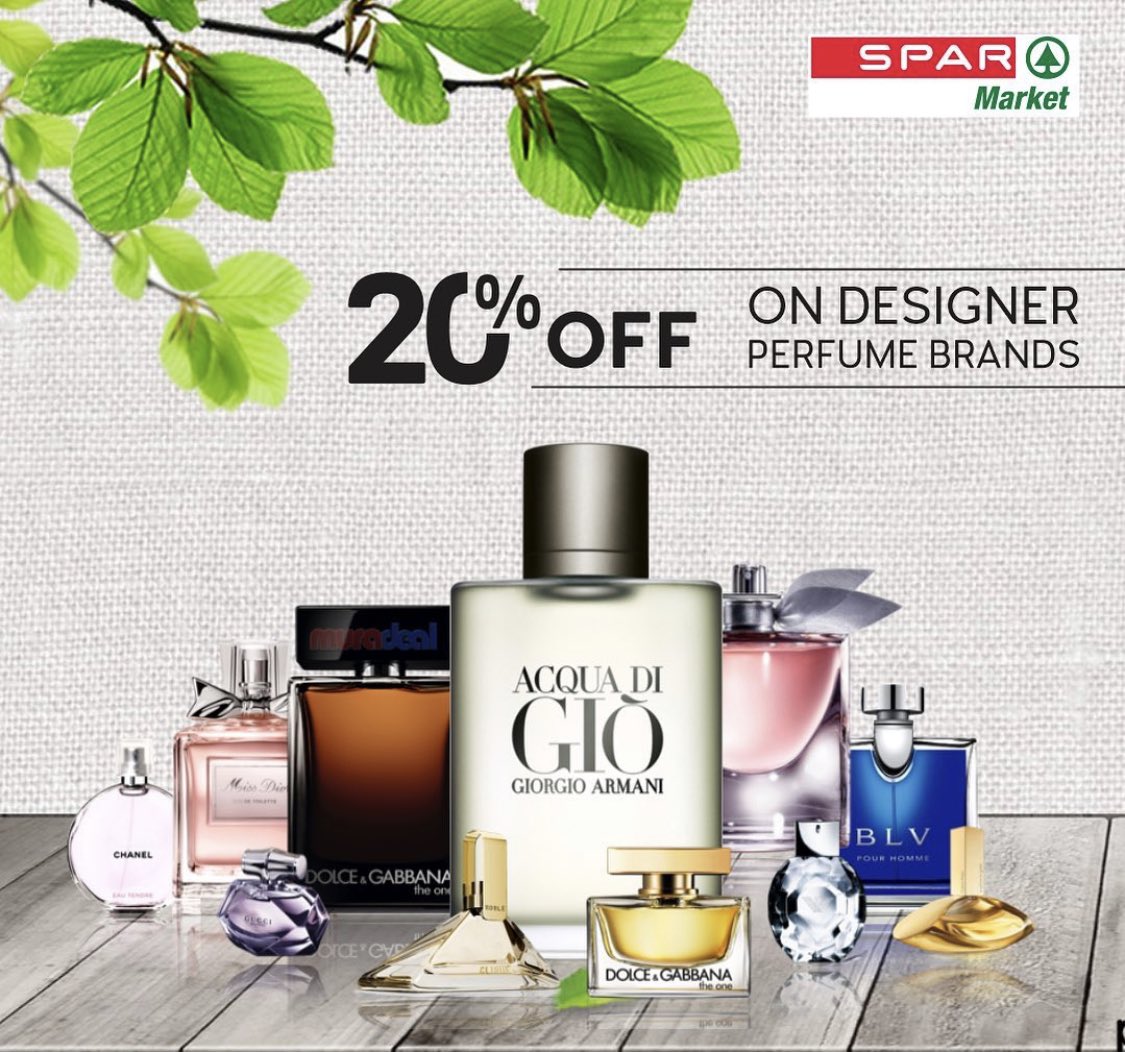 SPARNigeria's tweet photo. Customers are getting as much as 20% on branded clothing and perfumes all through the week until Sunday! π #sparstrong #spardiscounts https://t.co/3OPrrqqXuU