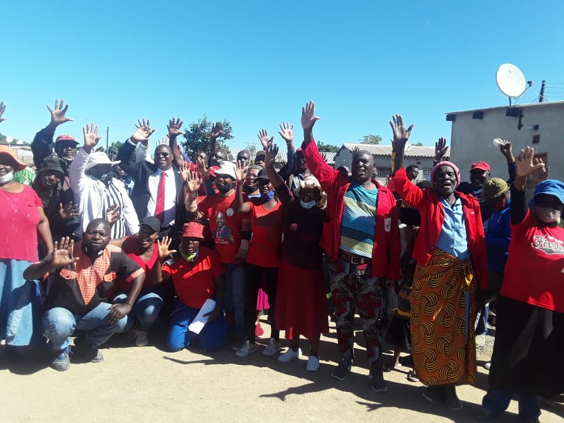 Welshman_Ncube's tweet image. With Njube CC this morning at the start of their voter registration compaign this morning