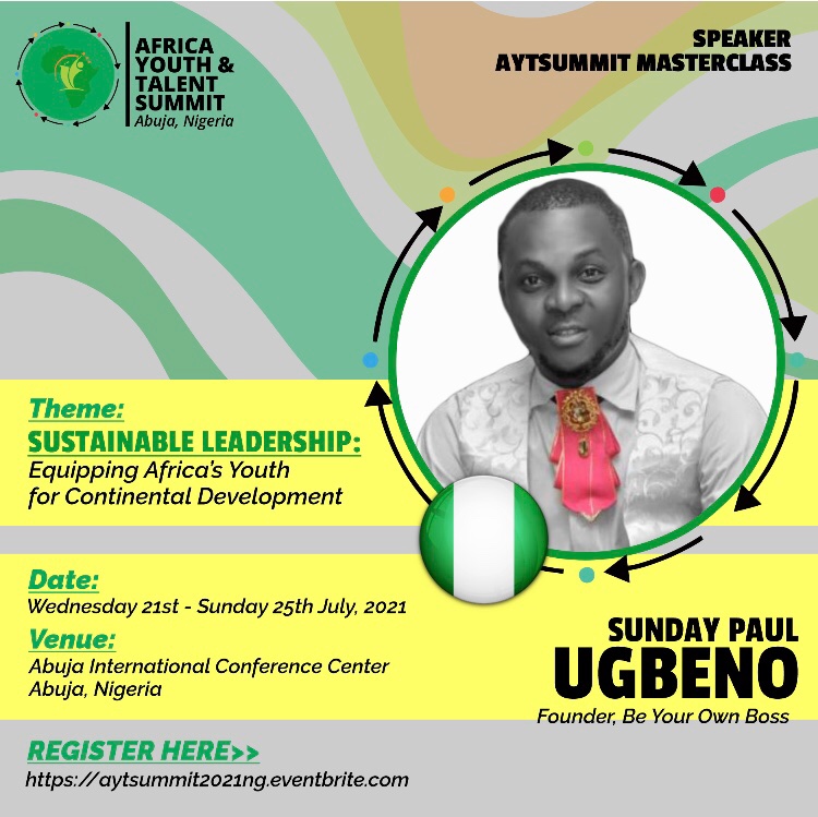 AYTSummit's tweet photo. @AYTSummit  Masterclass 

Finance sourcing/funding strategist, Founder-Be Your Own Boss, Mr Sunny Paul will explain how to source/raise funds for your idea/business using a disruptive business funding model that took him from working as a gateman to becoming financially stable. https://t.co/ELLmgnMZTp