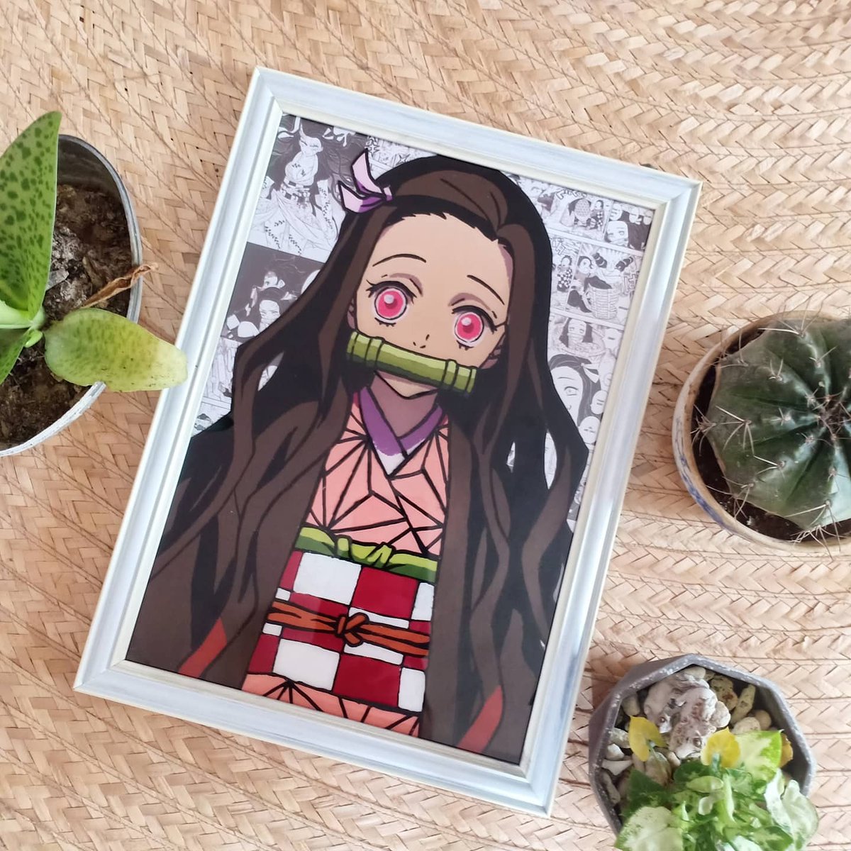 artb_el's tweet photo. Nezuko Kamado from Demon Slayer

My first time doing glass painting 🥰💖

#anime #glasspainting #DemonSlayer #nezuko 

https://t.co/2lQifvBqtD https://t.co/1pjSbxvwpY