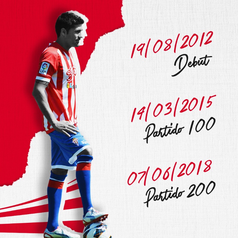 RealSporting's tweet photo. 📢 Tras nueve temporadas defendiendo nuestra camiseta, hoy se despide Carlos Carmona 

💯 Gracias por tantos buenos momentos, capitán

❤🤍  #GraciasCarmona ❤🤍