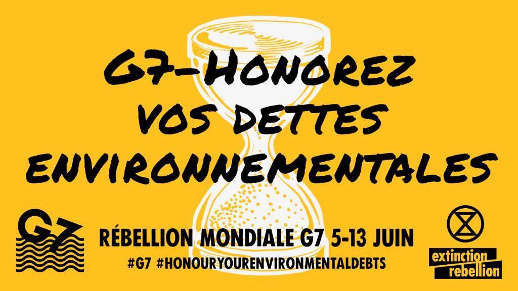 XMinova's tweet photo. #G7 #Honorez vos dettes environnementales
Honorez vos dettes environnementales
Nous, dans les pays du Sud, appelons le G7 à assumer son immense responsabilité dans la crise climatique.
@TotalEnergies @fatshi13 https://t.co/1I5veC8JMH