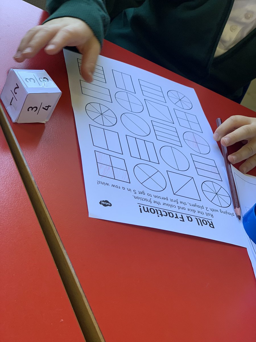 ASfD_HSS's tweet photo. Roll a Fraction...
#aberdeenlearns #maths #fractions #interactivemaths #deafeducation #funwithnumbers https://t.co/fRvZBLanlW