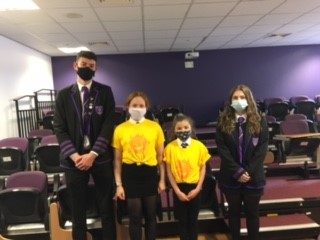 BusEd_CompSTJ's tweet photo. @BusEd_CompSTJ @ypi_scotland Congratulations to our winning YPI team who represented The Sunshine Box - well done girls your presentation was excellent. Thank you to all our judges, especially Grant our exiting Head Boy and Calista our 'new' Head Girl. #teamwork #charity https://t.co/6Dw1Hc5cuI