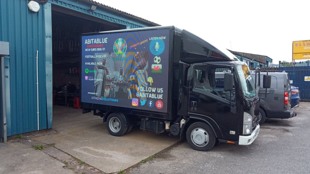 istadia's tweet image. We have hit the road today with the @AbitaBlue #EURO2020 Podcast campaign tweet us if u spot us @jasontrinder @TrinderMr @AndyGorman3 @jasonmohammad #mobileled #digivans #mobileadvertising #ledscreens