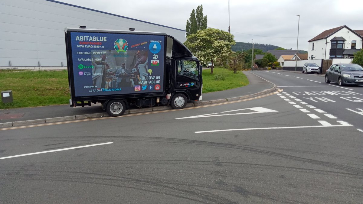 istadia's tweet image. We have hit the road today with the @AbitaBlue #EURO2020 Podcast campaign tweet us if u spot us @jasontrinder @TrinderMr @AndyGorman3 @jasonmohammad #mobileled #digivans #mobileadvertising #ledscreens