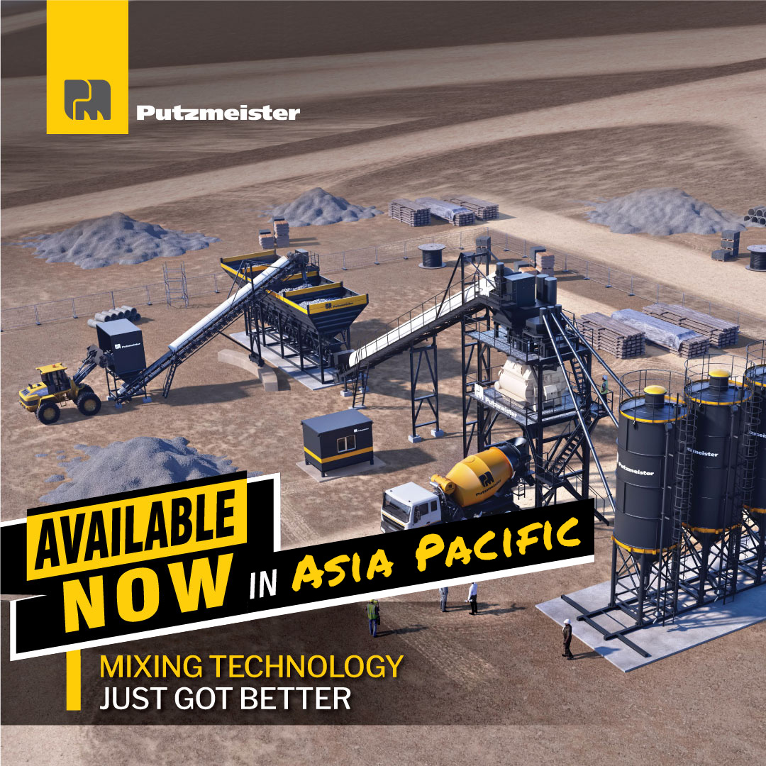 Putzmeister's tweet photo. Putzmeister Batching Plants - Mixing concrete made easy.
Now also available in Asia Pasific!
Learn more: https://t.co/e1DbO0XV4T
#putzmeister #batchingplants #mixing https://t.co/RsTnvxgg5b