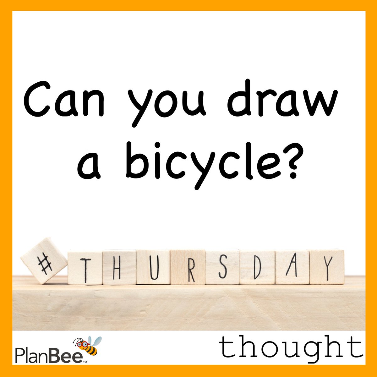 PlanBeeTeaching's tweet image. It sounds like a silly question, but apparently not many people can draw a bicycle from memory. Our bees gave it a go...check out our stories to see how we got on! 

#thursdaythought #worldbicycleday #cycling #primaryeducation #teachersuk #teachersofinsta #teachergram