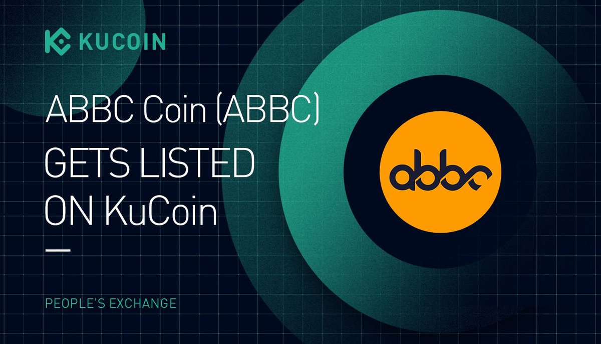 📢 NEW LISTING @abbcfoundation $ABBC Gets Listed on #KuCoin! 🔸Pairs: ABBC/USDT,  ABBC/BTC 🔸Deposit: now open (Supported Network: Mainnet) 🔸Trading: 8:00  on June 4, 2021 (UTC) 🔸Withdrawal: 10:00 on June 5, 2021 (UTC)
