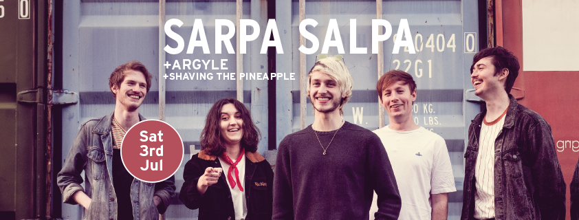 We are ONE MONTH away from our first (non DJ) show 🤩

The superb <a href="/SarpaSalpaMusic/">Sarpa Salpa</a> will be joined by two of our favourite local bands <a href="/ArgyleBandUK/">ARGYLE</a> and Shaving The Pineapple!

Live music is coming back in style 🎶