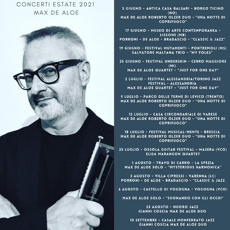 #maxdealoe #concerti #estate2021 #harmonica #chromaticharmonica #easttop #easttopharmonica