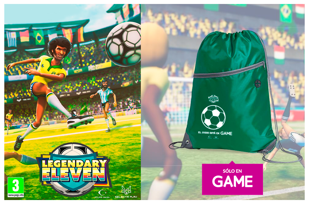 VideojuegosGAME's tweet photo. ¡Vuelve el fútbol más arcade! ⚽ Con #LegendaryEleven, rememorarás el fútbol entre los 70 y 90, ¡con todo tipo de circunstanciaas que pueden alterar el partido! Resérvalo ya en GAME.
@SelectaPlay 

https://t.co/OmD5swI4MX https://t.co/x57Ontw1jK