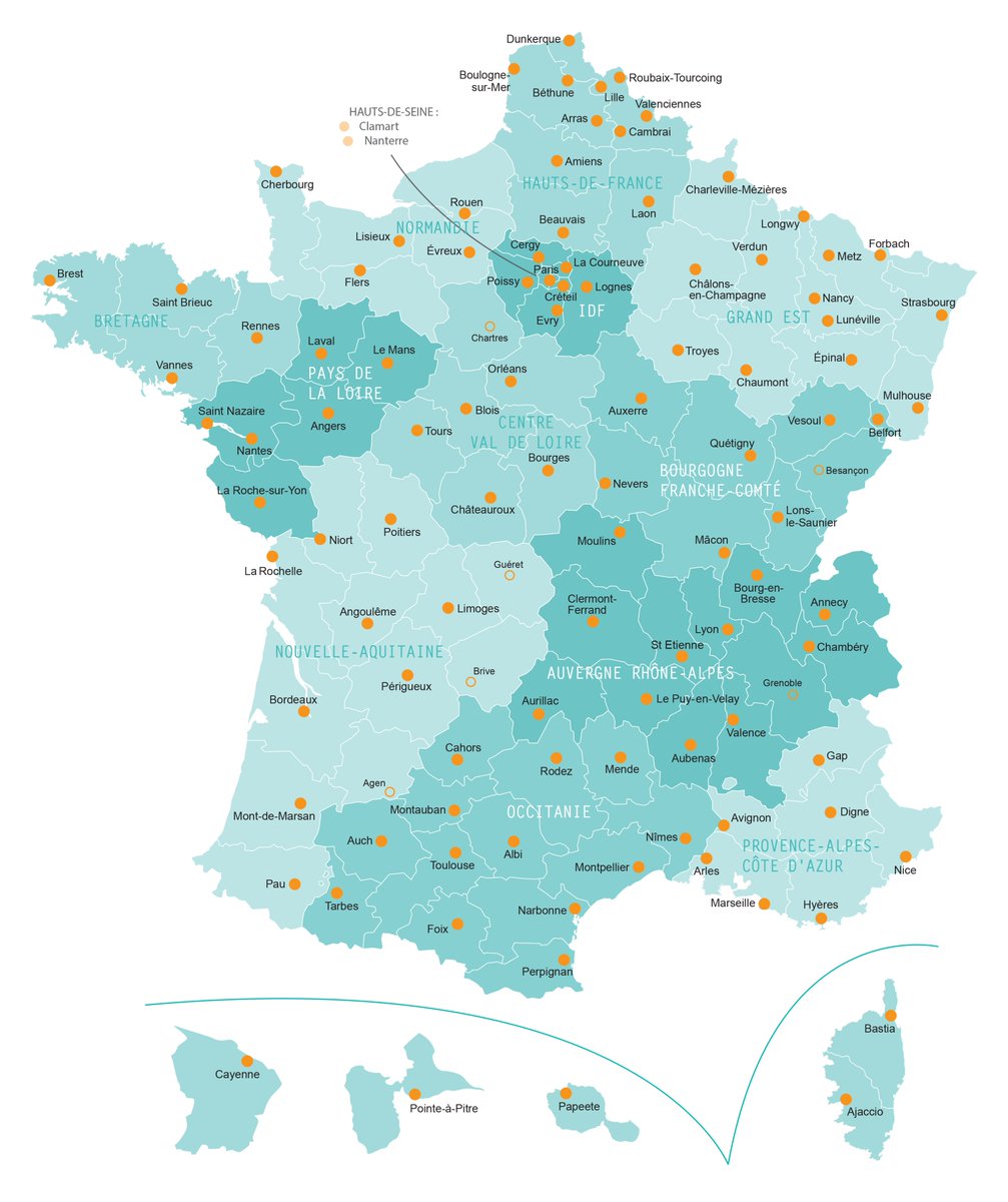 CENTRES D'INFORMATION DES FEMMES ET DES FAMILLES @FNCIDFF 
Sur les 103 #CIDFF présents en France, il y en a forcément un près de chez vous : 
ici la carte interactive > fncidff.info/les-cidff/cidf…

#ViolencesConjugales #feminicide #MeToo #MeTooInceste #InformonsNous