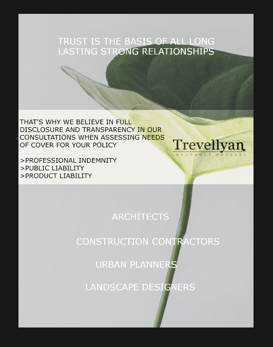 Trev_PI's tweet photo. Trust your broker #insurance4architects Call #Trevellyan
 020 7537 6603 to start your easy #cover journey today! https://t.co/GzKbt899Bl