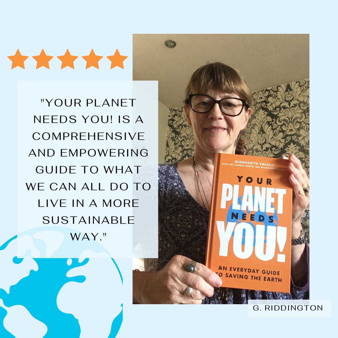 YPNY_'s tweet photo. Book review by @gilly_riddington 📚
“Your Planet Needs You! is a comprehensive and empowering guide to what we can all do to live in a more sustainable way. A brilliantly researched and ultimately an uplifting read.”
Thank you Gilly! 🌳

#yourplanetneedsyou #ecoreading #ecobook https://t.co/enNA505owe