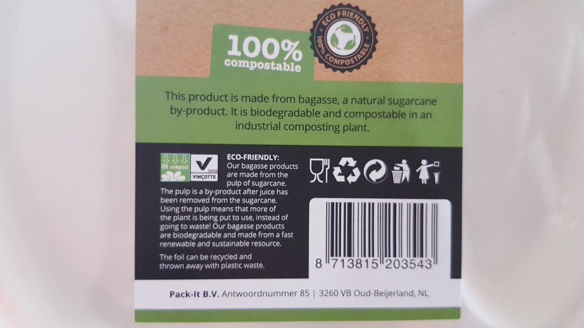 BwBiP's tweet photo. @assinkbas @TwenteMilieu Dus jij zegt dat wat Pack-it B.V. beweerd en labeled als compostbaar simpelweg niet rijmt met de recycle wijze die wordt gehanteerd? https://t.co/DvTLPjhKEI