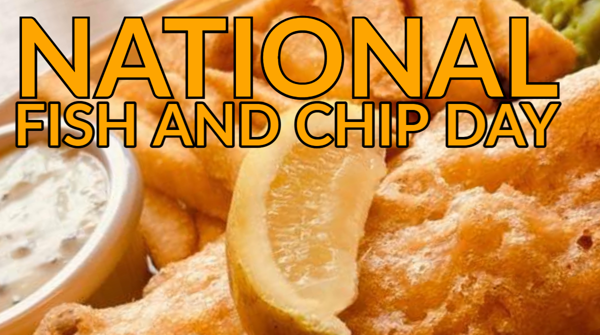 KHTHoneyBee's tweet photo. ❤️It’s National Fish and Chip Day tomorrow! 🎈
We’ve got The Moby Dick, freshly hand battered 🐟 served with chips, a wedge of 🍋, mushy peas and tartare sauce for just £12.99 😋
Or exactly the same as above with a smaller 🐟 for just £8.99😊 https://t.co/bxe9QT7JbW