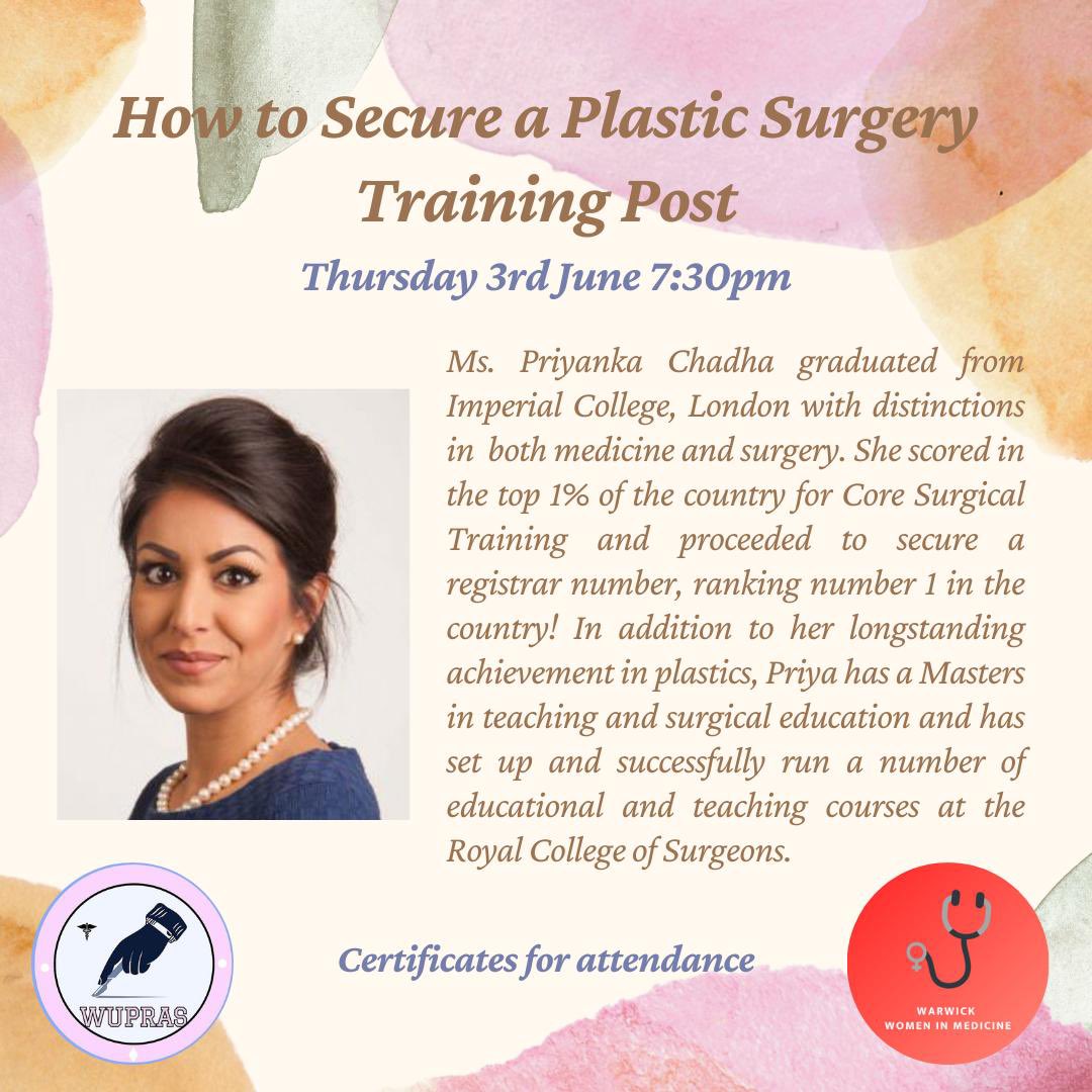 wupras's tweet image. Join us for our event tonight at 7:30pm with Dr Priyanka! bit.ly/3yDOxff