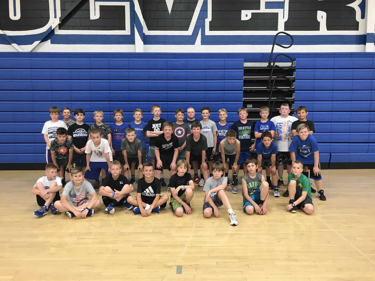 Fifth and six grade boys at the Wolverines basketball summer camp. A nice group of talented young men! You’ll look forward to watching them as they continue to grow. #Wolverines