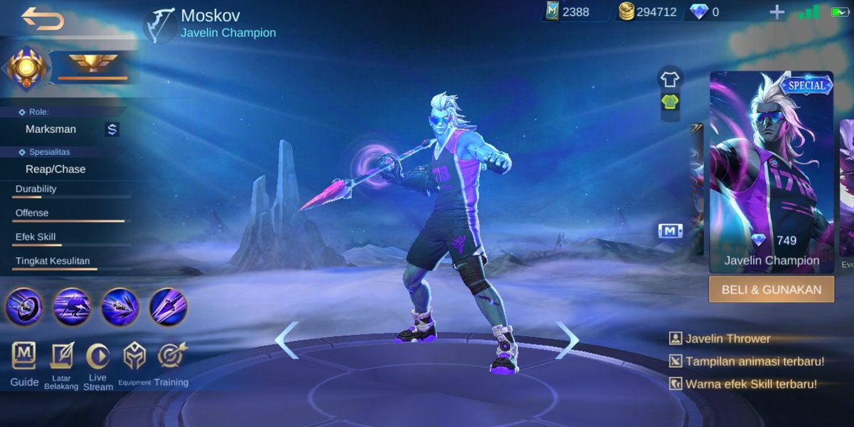 IkyyLasutt_'s tweet photo. @MobileLegendsOL Congratulations!🎊you guys have achieved so much in the past 2 years, i’ve been playing since the start of 2017 and it’s been improving so much, i’m so addicted at the game!😍❤️
I hope I get a skin Special Moskov Javelin Champion.
ID :28838168 (2042)
IGN :[b][FFD007]124ms. https://t.co/zldTt4MESB