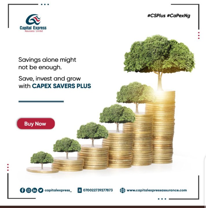 OkekeAmara9's tweet photo. @itsLaycon Securing the future is a must!!!  We can't allow our children to suffer. 

Introducing an insurance scheme that will help you save for the future 

Save, invest and grow with #CAPEXSAVERSPLUS #Capexng  #CSPlus
@CapitalExpress_ @budukale @insurance @Nationwide https://t.co/4k6NmzYs64
