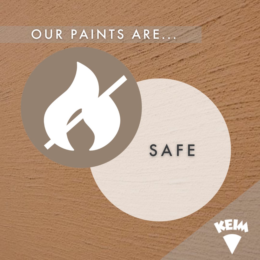 #KEIM paints are #incombustible.  Not even the flame of a welding torch can ignite KEIM #silicatepaints. In case of #fire, this imparts maximum safety with #notoxicfumes, as confirmed by #firetests in Germany and the United Kingdom. 

Read more: ow.ly/XrRg50F1TjR