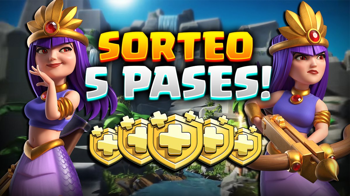 ZolokOficial's tweet image. 🎁 Vamos con OTRO SORTEO MÁS🎁

🍀 Otros 5 pases de batalla para que podáis comprar la nueva Skin de la Reina Arquera🍀

REQUISITOS:
✅Dar RT
✅Seguir a:
@SpaceCup_
@monykmartz
@LatamFamily
@SecretFamilyOP
@G1Cyber5 

Ganadores en una semana! Mucha suertee 🥳